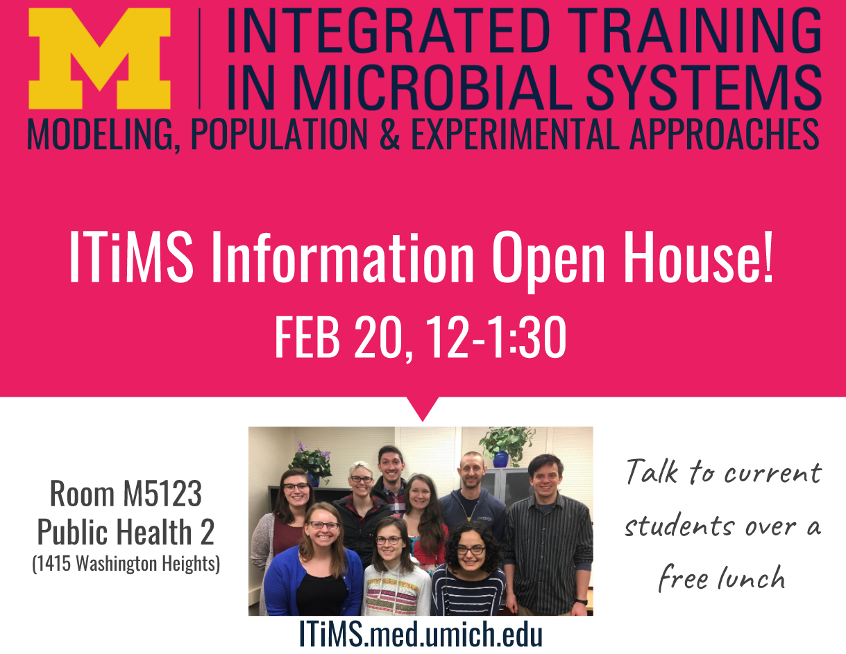ITiMS Information Open House flyer