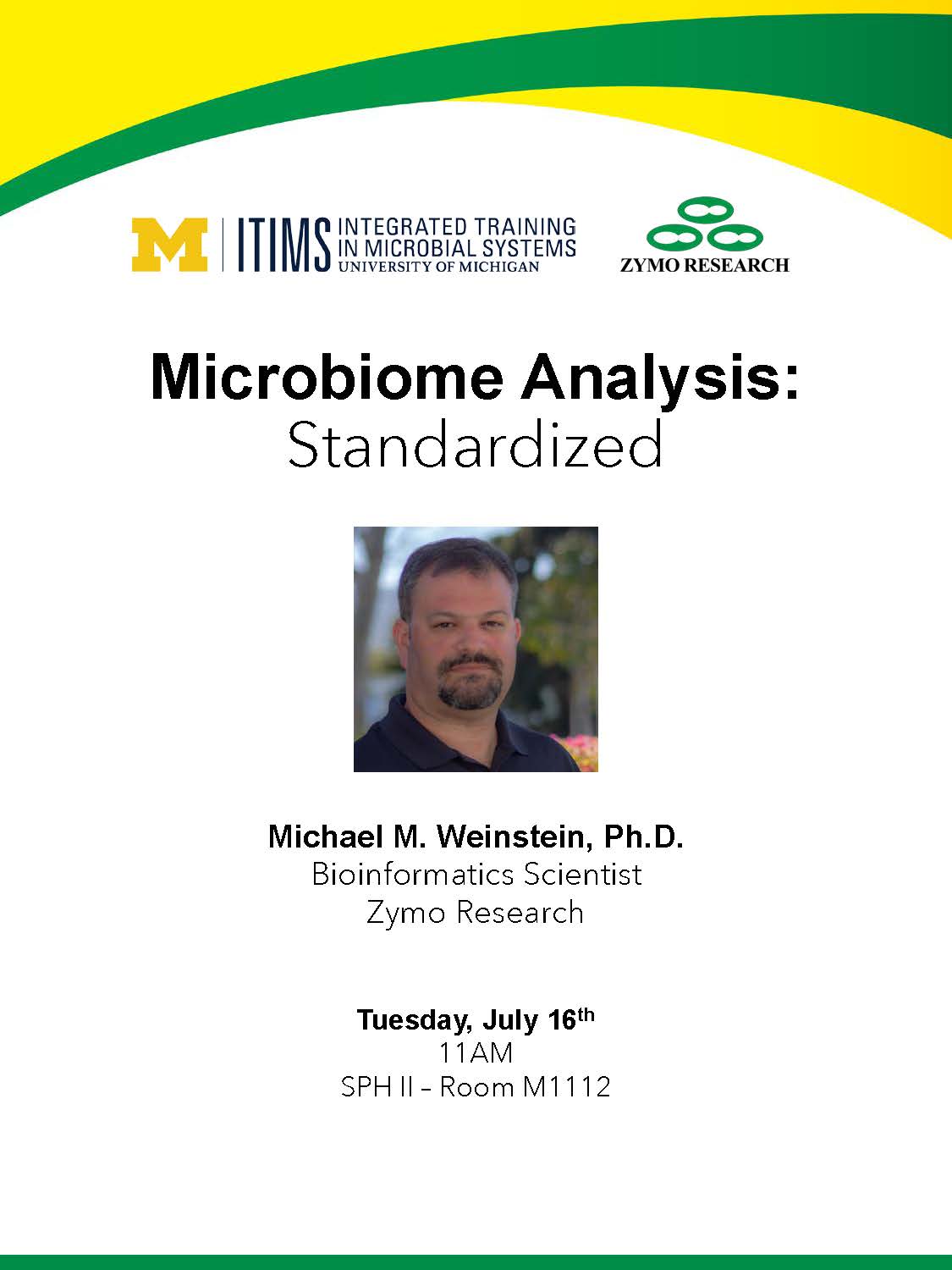 Microbiome Analysis flyer